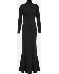 Balenciaga - Silk-blend Maxi Dress - Lyst