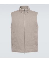 ZEGNA - Cashmere Down Vest - Lyst