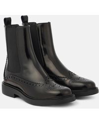 Tod's - Perforierte Stiefeletten - Lyst