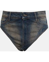 Y. Project - Janty High-Rise Denim Shorts - Lyst