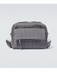 Christian Louboutin - Zip N Flap Logo Jacquard Messenger Bag - Lyst