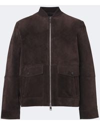 Yves Salomon - Suede Jacket - Lyst