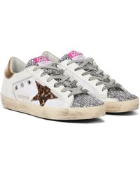 Golden Goose Superstar Leather-trimmed Trainers - Multicolour