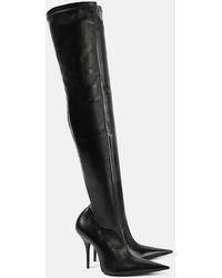 Balenciaga - Avenue Leather Over-The-Knee Boots - Lyst