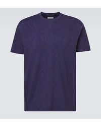 Etro - Paisley Cotton T-Shirt - Lyst