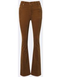 FRAME - The Corduroy Bootcut Cotton-Blend Pants - Lyst