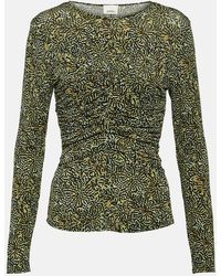 Isabel Marant - Jalilagb Draped Jersey Top - Lyst