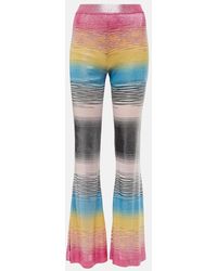 Missoni - Lame Knit High-rise Flares - Lyst