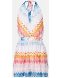 Missoni - Mono En Zigzag Con Cuello Halter - Lyst
