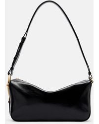 Gucci - Half Horsebit Medium Leather Shoulder Bag - Lyst