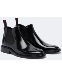 The Row - Gable Leather Chelsea Boots - Lyst