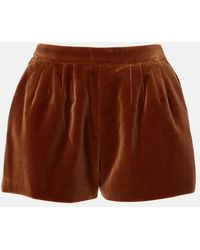 Blazé Milano - Tinker Cotton Velvet Shorts - Lyst