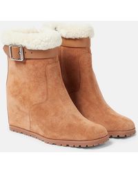Jonathan Simkhai - Avery Suede Wedge Ankle Boots - Lyst