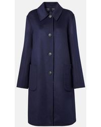 Tory Burch - Single-Breasted Wool Coat - Lyst