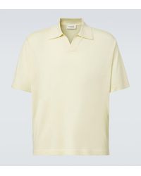 FRAME - Wool And Cashmere Polo Shirt - Lyst
