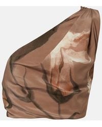 SIR. - Azaliea Floral Silk Crop Top - Lyst