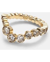 Sophie Bille Brahe - Bague Ensemble Ocean En Or 18 Ct Et Diamants - Lyst