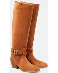Ulla Johnson - Willow Suede Cowboy Boots - Lyst