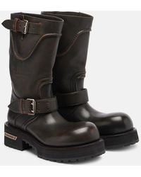 Balenciaga - Venom Leather Ankle Boots - Lyst
