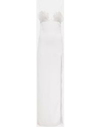 Nensi Dojaka - Bridal Cutout Crepe Gown - Lyst
