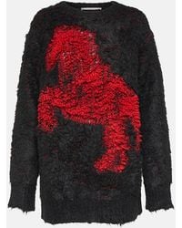 Stella McCartney - Pullover Aus Jacquard-Strick - Lyst