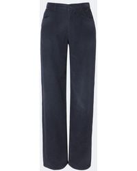 The Row - Eglitta Cotton Corduroy Wide-Leg Pants - Lyst