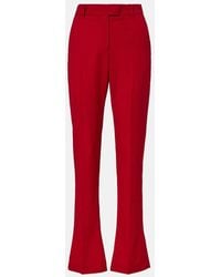 McQueen - Wool Flared Pants - Lyst