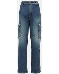 Alessandra Rich - Sequin-Embellished Flared Jeans - Lyst