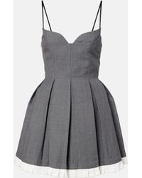 ShuShu/Tong - Pleated Minidress - Lyst