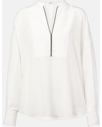 Brunello Cucinelli - Blouse - Lyst