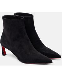 Christian Louboutin - Bottines Condora 55 En Daim - Lyst