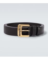 Miu Miu - Leather Belt - Lyst