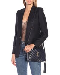 saint laurent black lou camera bag