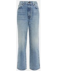 Khaite - Martin Distressed High-rise Jeans - Lyst