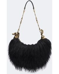 Chloé - Chain Horse Large Shearling Shoulder Bag - Lyst
