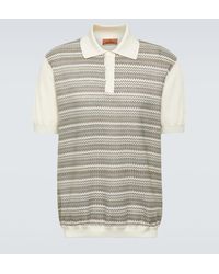 Missoni - Cotton And Silk Polo Shirt - Lyst