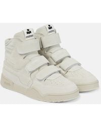 Isabel Marant - High-Top-Sneakers Mit Logo - Lyst