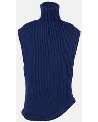 Victoria Beckham - Turtleneck Sweater Vest - Lyst