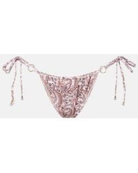Bananhot - Enzo Paisley Bikini Bottoms - Lyst