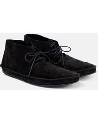 The Row - Tyler Suede Ankle Boots - Lyst