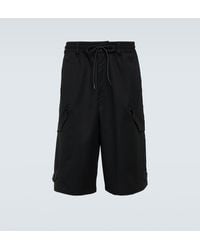 Y-3 - Workwear Cotton Shorts - Lyst