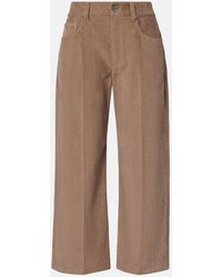 Brunello Cucinelli - Monili Cotton Corduroy Straight Pants - Lyst