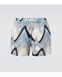 Frescobol Carioca - Rio Printed Swim Trunks - Lyst