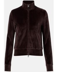 Courreges - Cotton-Blend Velvet Track Jacket - Lyst