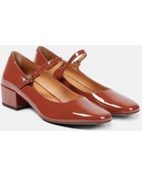 Tod's - Patent Leather Mary Jane Pumps - Lyst
