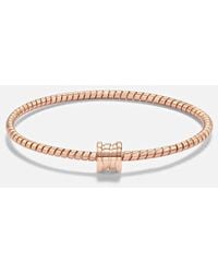 BVLGARI - B.Zero1 Tubogas 18Kt Rose Bangle - Lyst