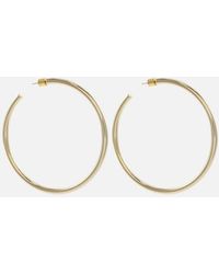 Jennifer Fisher - 10kt Gold-plated Hoop Earrings - Lyst