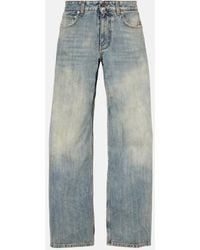 Balenciaga - Mid-Rise Wide-Leg Jeans - Lyst