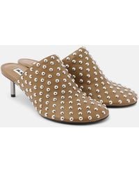 Jil Sander - Studded Leather Mules - Lyst