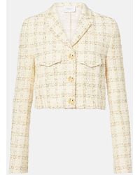 Giambattista Valli - Checked Cotton-Blend Jacket - Lyst